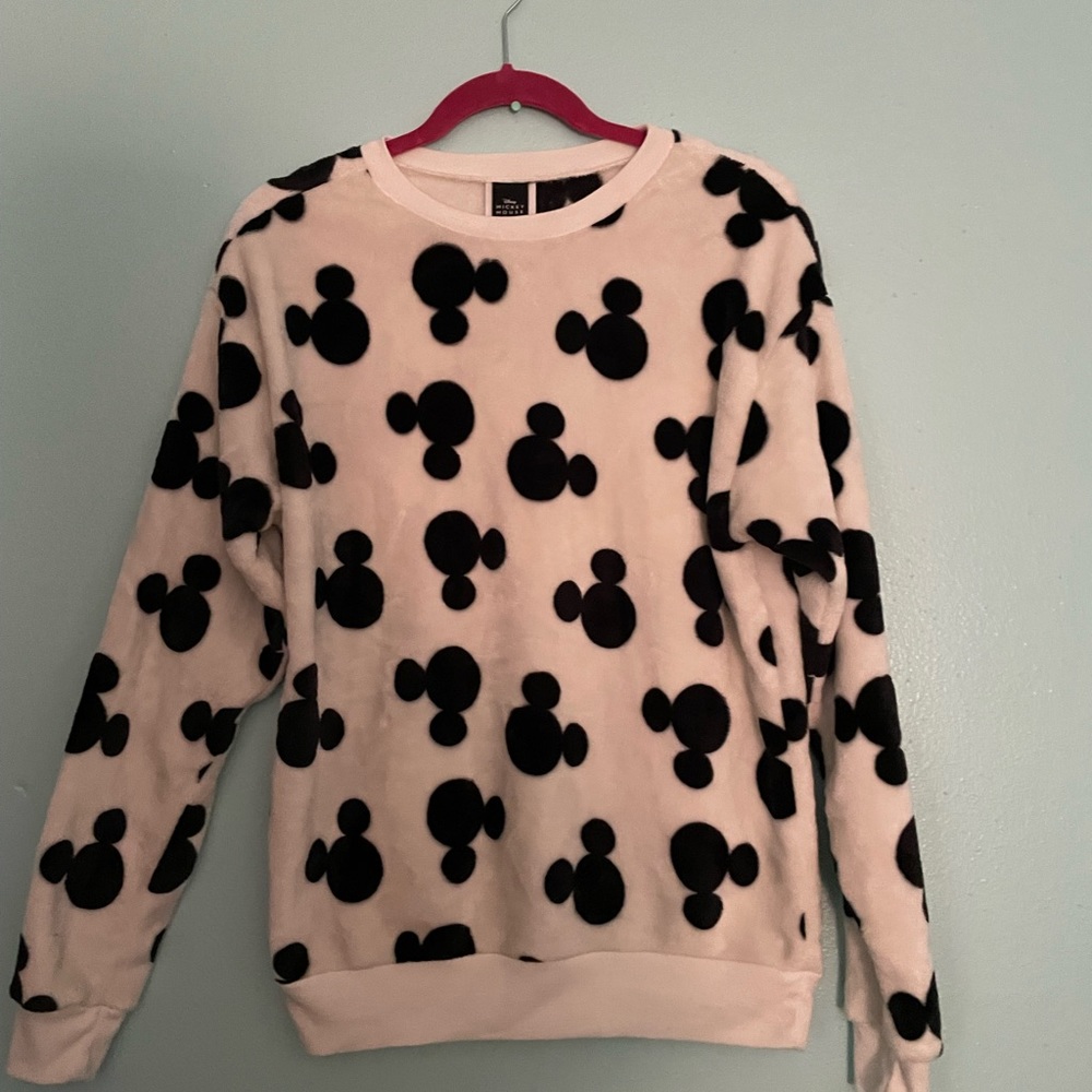 Disney Mickey Mouse plush fleece sweatshirt